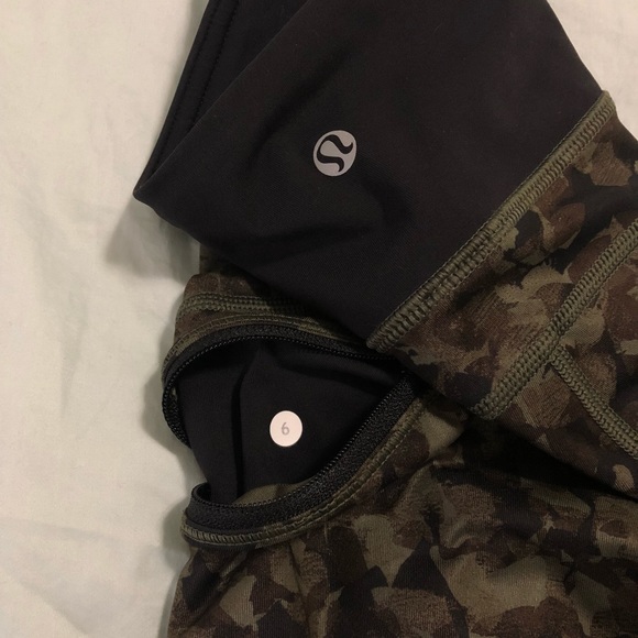 RARE Lululemon top speed run mystic jungle camo - Picture 4 of 8